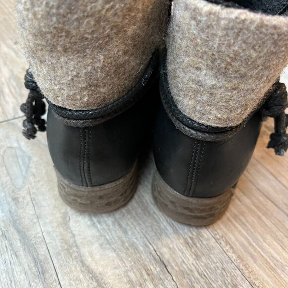 Rieker Boots Womens 41 Ankle Bootie Black Casual Comfort Round Toe Block Heels - Picture 7 of 12